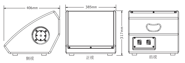 意大利PRS 剧场剧院音响 演出监听音箱 PRS音响 TW系列 TW10M全频音箱