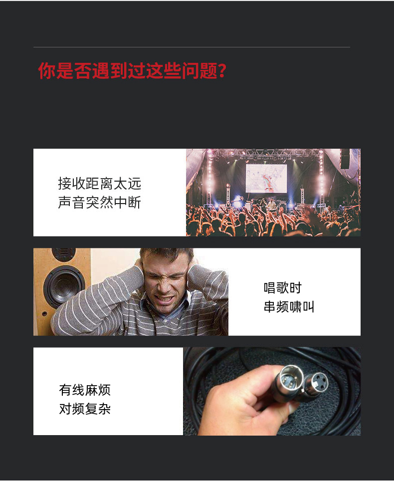 BBS娱乐话筒 U-9000D 舞台演出话筒 KTV话筒 会所高端演出话筒 专用演出麦克风