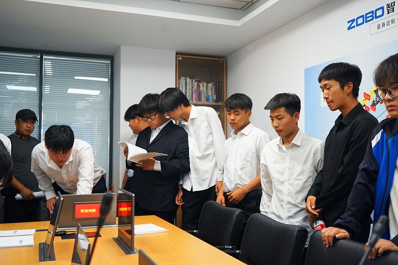 13校企合作 走进职场 协同育人丨欢迎北京市经贸高级技术学校师生来ZOBO卓邦参观学习