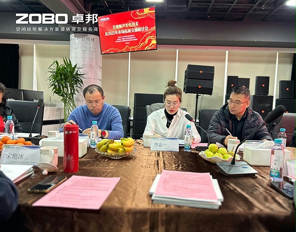 共筑智控新生态 | 2025音视频声光电技术融合与市场拓展研讨会在ZOBO卓邦召开