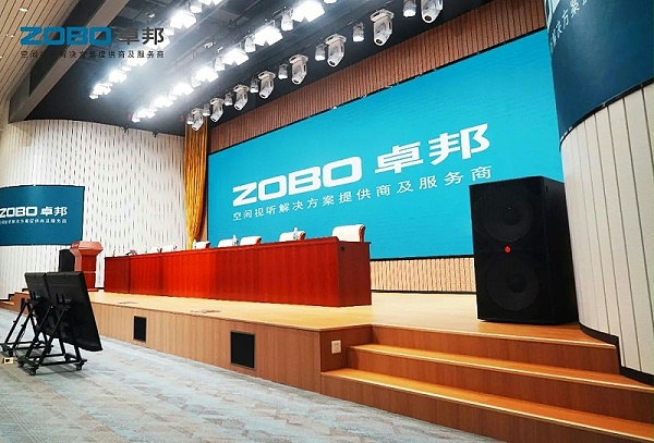 6ZOBO卓邦助力首都科技创新建设丨为中国机械研究总院集团怀柔科技创新基地，提供空间视听解决方案及服务 A1楼虚拟抠像演播室