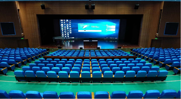 ZOBO卓邦PRS音响打造上海市新中高中学剧场音视频扩声系统1