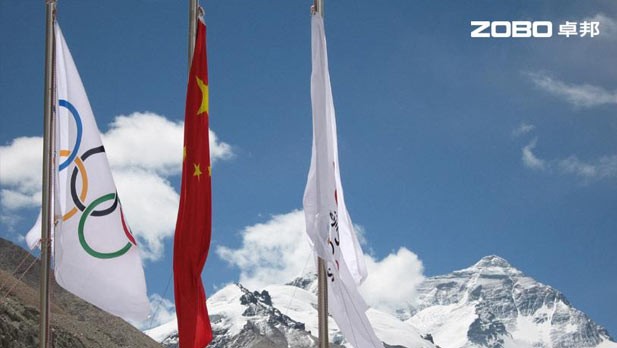 奥运火炬登上珠峰使用音响系统