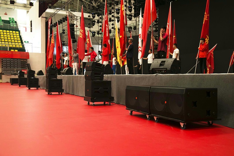 河南省第十三届运动会闭幕式使用PRS舞台音响