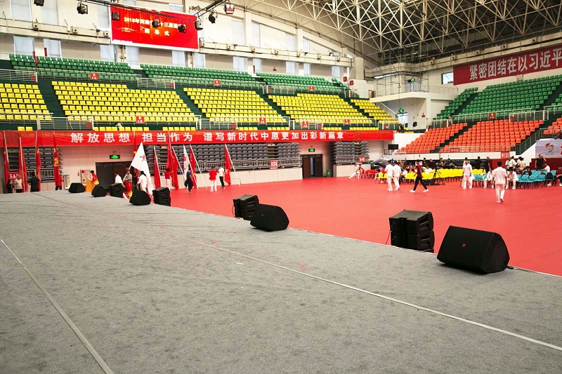 河南省第十三届运动会闭幕式使用PRS舞台音响